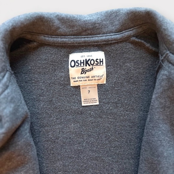 OshKosh B'Gosh Moto Jacket Sz. 7 - Picture 3 of 7